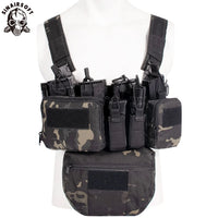 Gilet Tactique Chest Rig en Nylon 500D Démontable, Bretelles Réglables, 0,52 kg, vue 7
