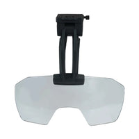Lunettes Visière Rabattables pour Casque Airsoft, Verre Transparent ou Teinté Marron, vue 12