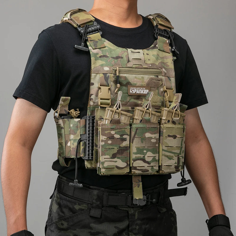 Porte-Chargeurs Triple MOLLE en Nylon pour Fusil, Découpe Laser, vue 6