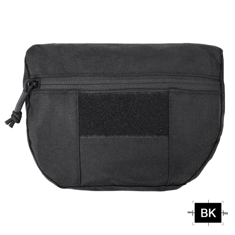 Gilet Tactique Chest Rig Nylon 500D avec Poches Frontales, Poche Pendante en Option, vue 12