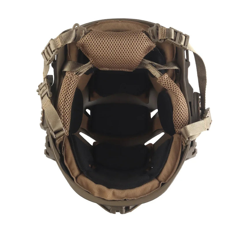 Casque Airsoft Tactique Haute Coupe à Suspension Intérieure Double Mousse, 56-60 cm, vue 5