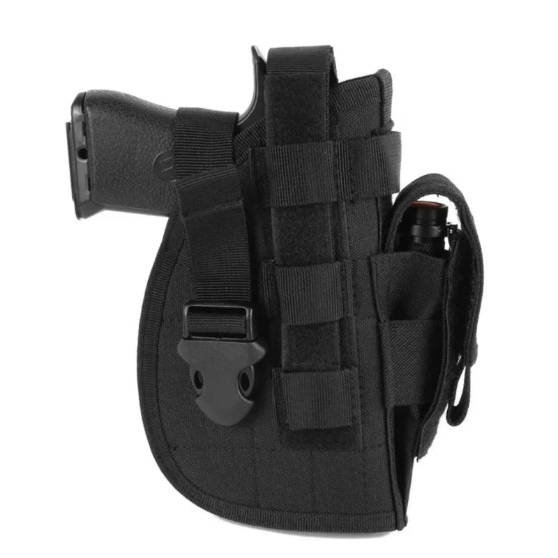 Holster de Ceinture MOLLE Universel en Nylon pour Droitier avec Poche Chargeur, vue 6