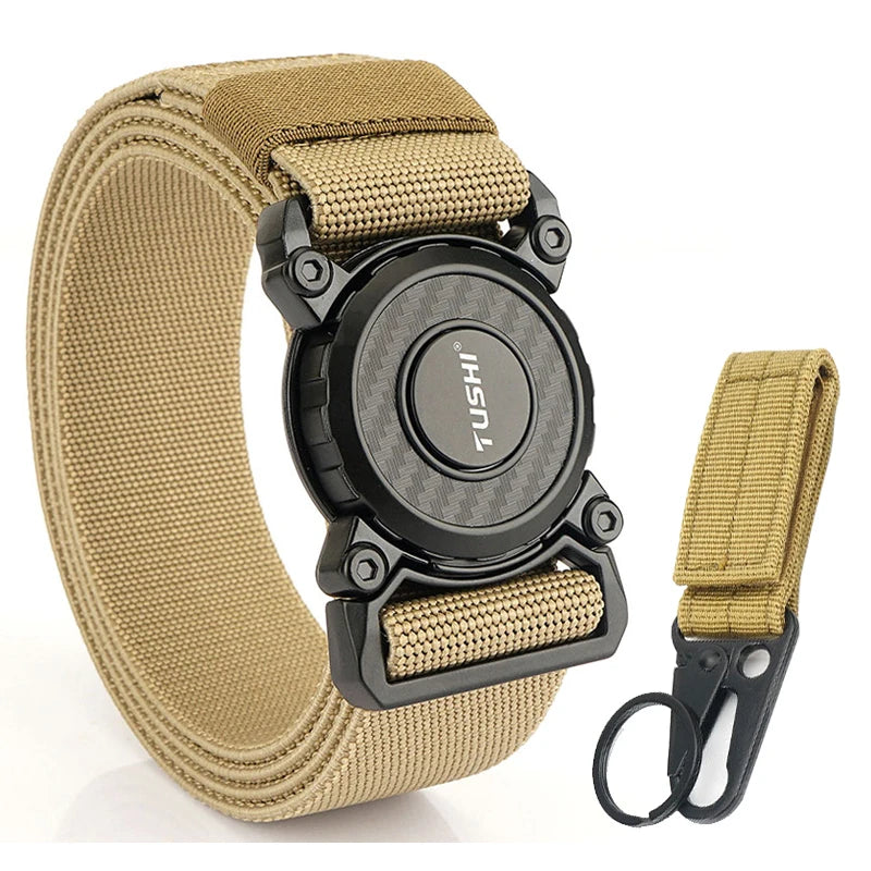 Ceinture Tactique Élastique Nylon, Boucle Rotative en Zinc, 125 cm, vue 20
