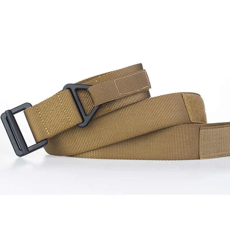 Ceinture Tactique en Nylon à Boucle Métallique, 125 cm, Sangles en Option, vue 5