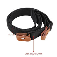 Bretelle de Fusil 2 Points pour AK, Nylon et Cuir, 62 à 112 cm, vue 4